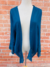 Load image into Gallery viewer, Teal Cardigan
