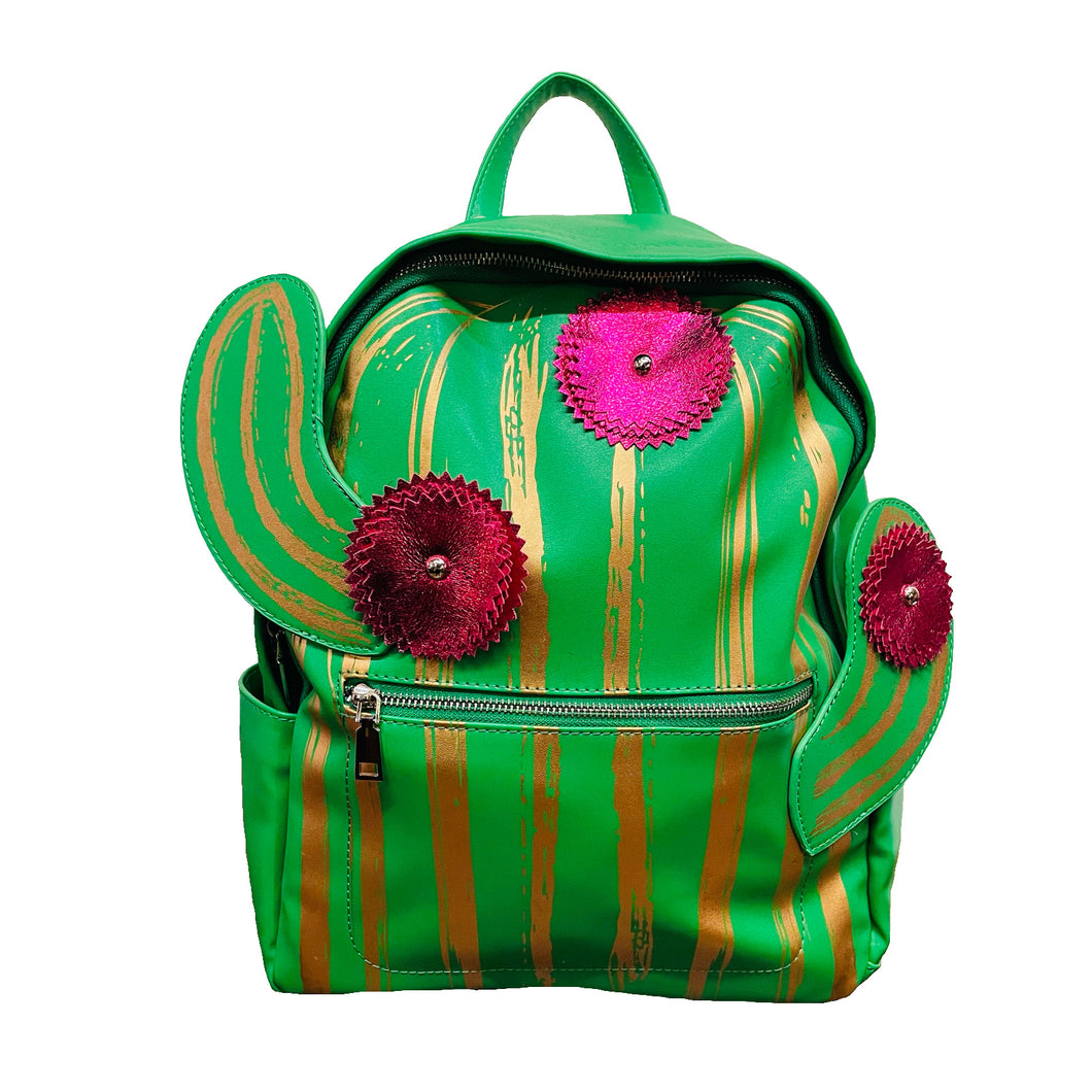 Flowering Cactus Backpack