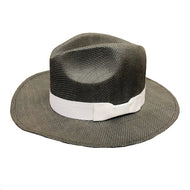 Black with White Ribbon