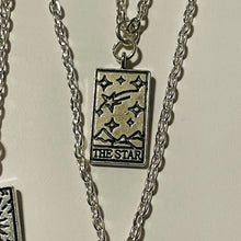 Load image into Gallery viewer, Tarot Card Silver Charm Necklace- More Styles Available!
