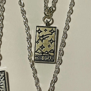 Tarot Card Silver Charm Necklace- More Styles Available!