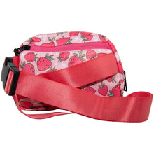 Load image into Gallery viewer, Strawberry and Star Print Mini Belt Bag
