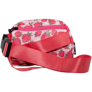 Strawberry and Star Print Mini Belt Bag