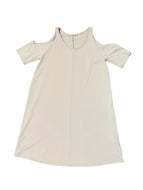 Pastel Lilac Cold Shoulder Top