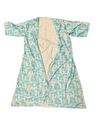 Turquoise Stars and Cactus Floor Length Kimono
