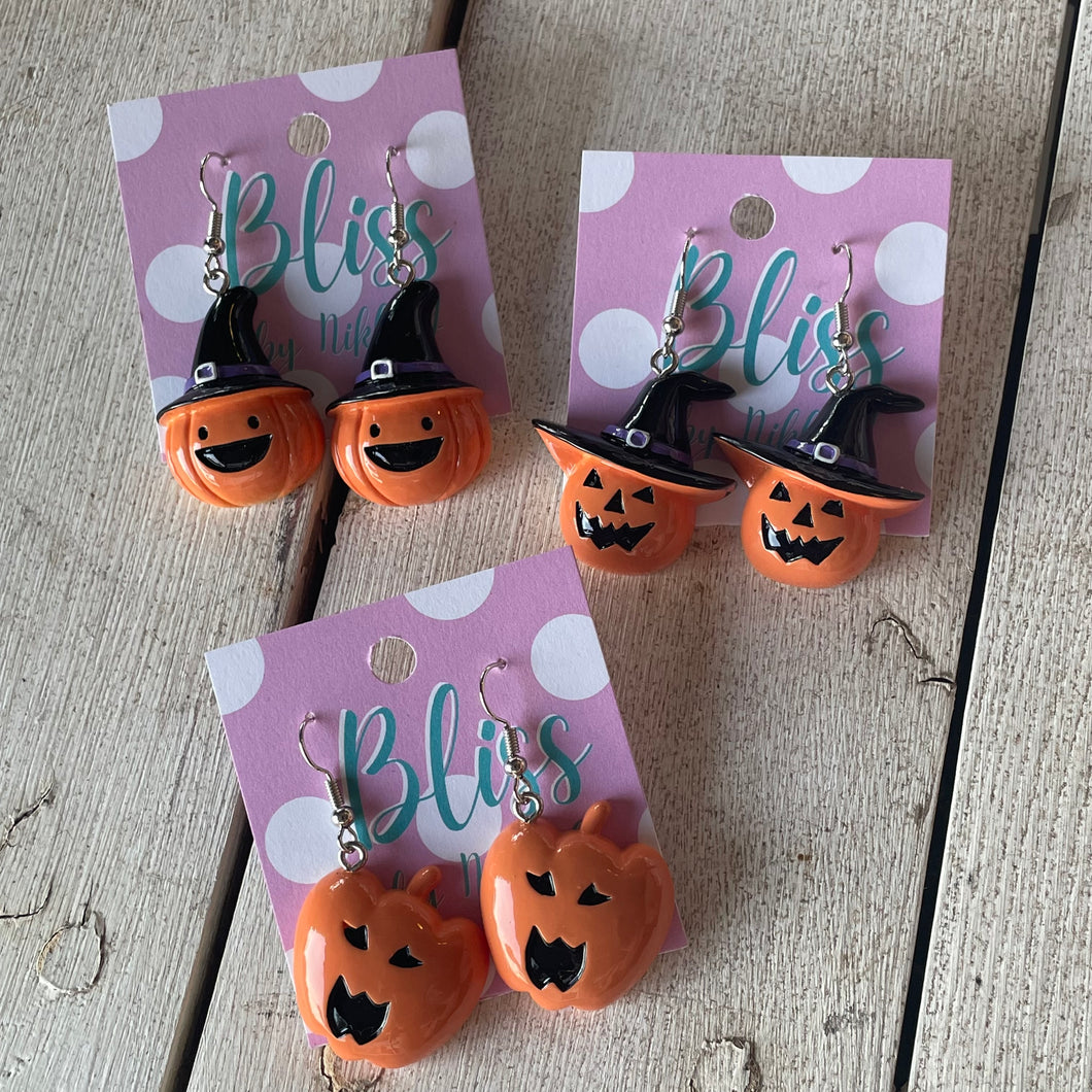 Pumpkin People Statement Earrings- More Styles Available!
