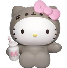 Hello Kitty Pusheen Costume Figural Piggy Bank