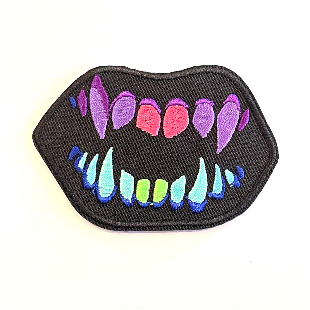 Rainbow Monster Mouth Patch