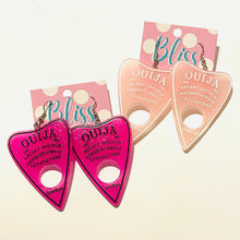 Load image into Gallery viewer, Ouija Planchette Acrylic Statement Earrings- More Styles Available!
