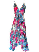 Load image into Gallery viewer, Boho OOAK Printed Ruffle Back Maxi Dress- More Patterns Available!
