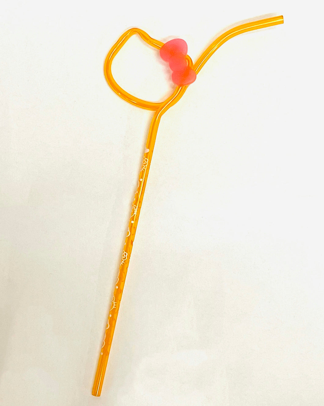 Hello Kitty Orange Twisty Straw