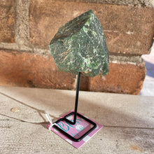 Load image into Gallery viewer, Green Jasper Rough Specimen on Stand
