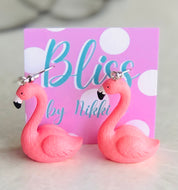 3D Flamingo Earring