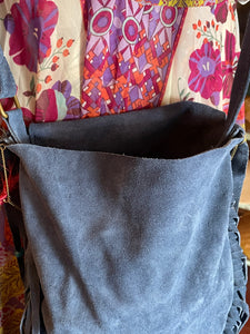 OOAK Suede Bag with Fringe- More Colors Available!