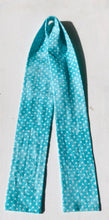 Load image into Gallery viewer, Headband- Teal and White Polka Dot
