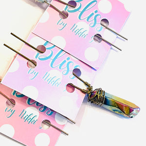 Wrapped Crystal Hair Pins- More Styles Available!