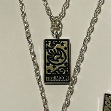 Load image into Gallery viewer, Tarot Card Silver Charm Necklace- More Styles Available!
