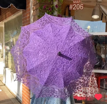Load image into Gallery viewer, Cotton and Lace Parasols
