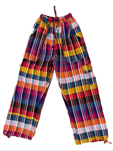 Rainbow Block Striped Pants