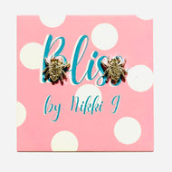 Gemmy Spider Stud Earrings