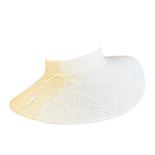 Load image into Gallery viewer, Wide Brim Straw Sun Visor- More Colors Available!
