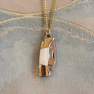 Pearl Handled Mini Folding Necklace