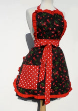 Load image into Gallery viewer, Vintage Vibes Cherry Apron
