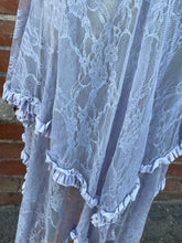 Load image into Gallery viewer, Lavender Lace Sheer Hanky Dress
