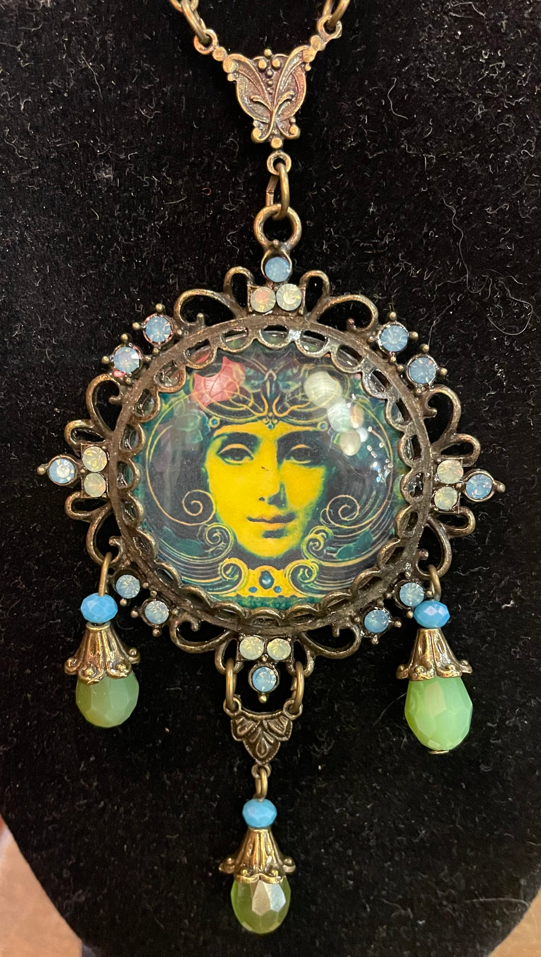 Forest Maiden Cameo Necklace