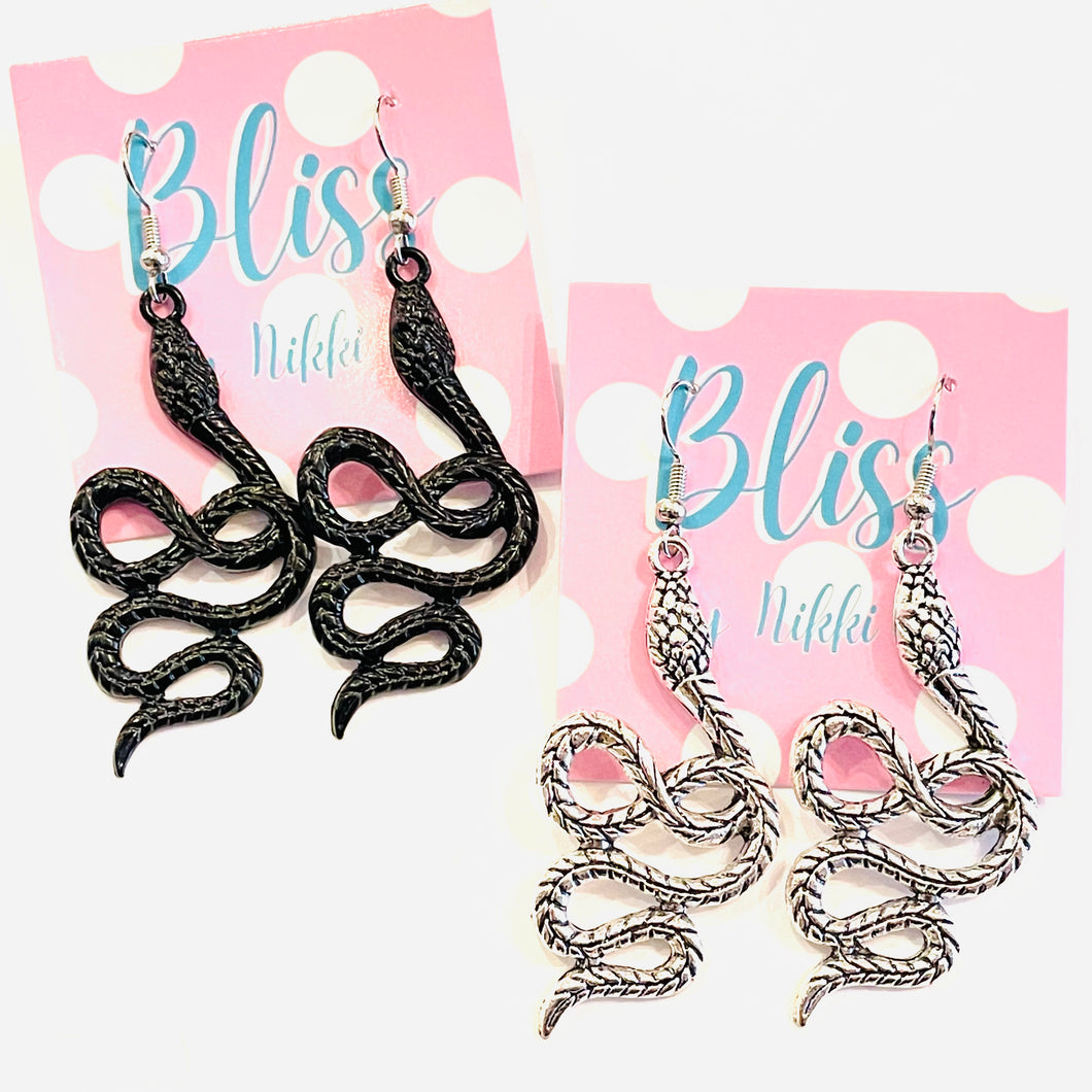 Slither Snake Charm Earrings- More Styles Available!