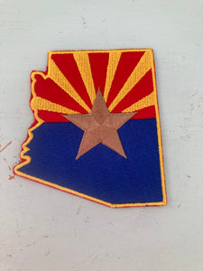 Arizona State Outline Flag Patch