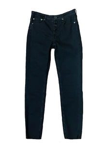 Black Button Fly Jeans