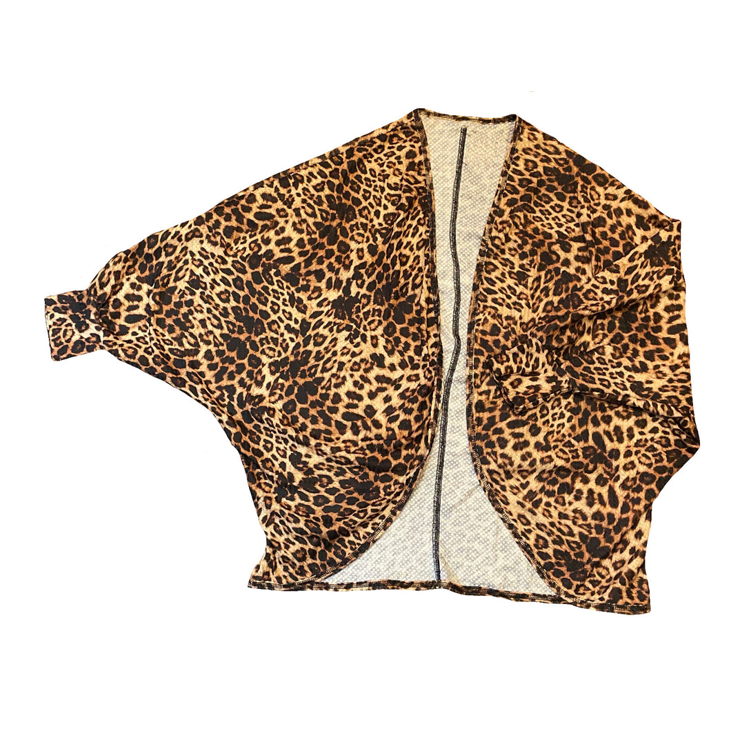 Leopard Light Cardigan Sweater