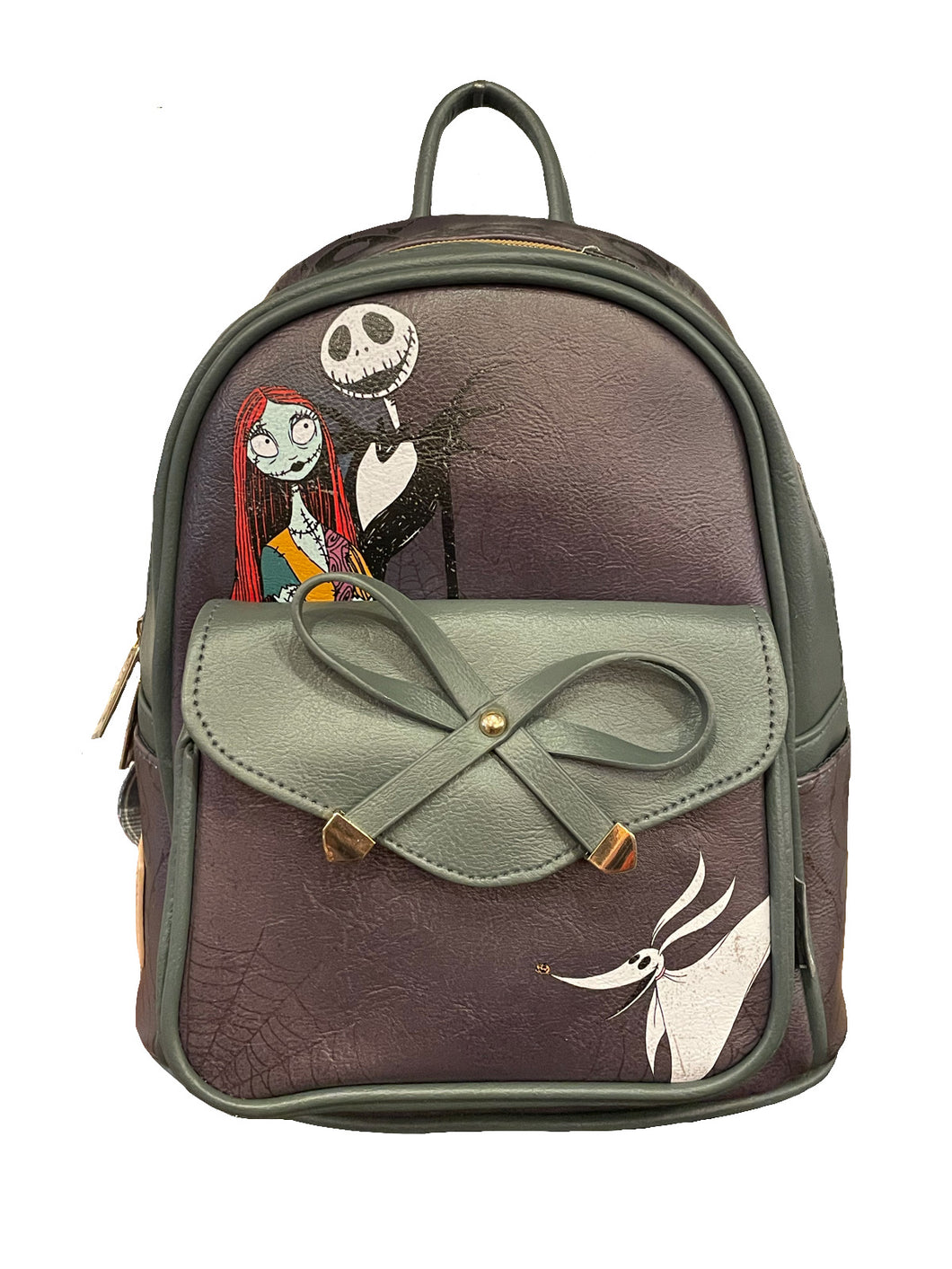 jack and sally mini backpack Nightmare Before Christmas Jack, Sally, and Zero Vegan Leather Mini Ba – Pink House Boutique