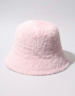 Pink Fluffy Bucket Hat
