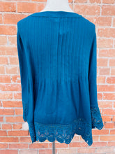 Load image into Gallery viewer, Teal Cardigan
