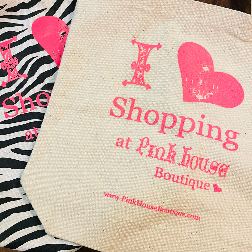I Heart Pink House Tote