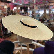 Wide Brim Flat Hat