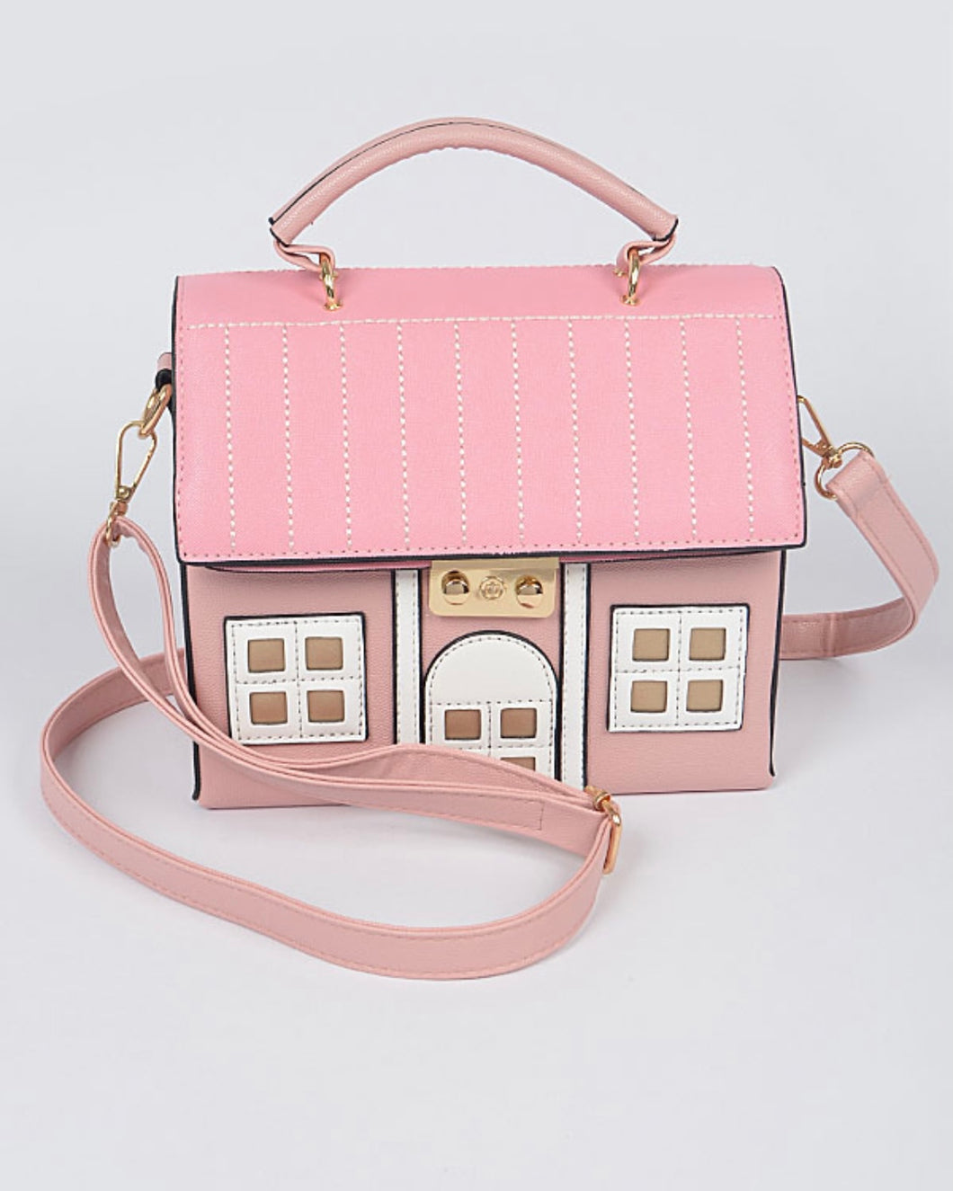 Pink Little House Purse