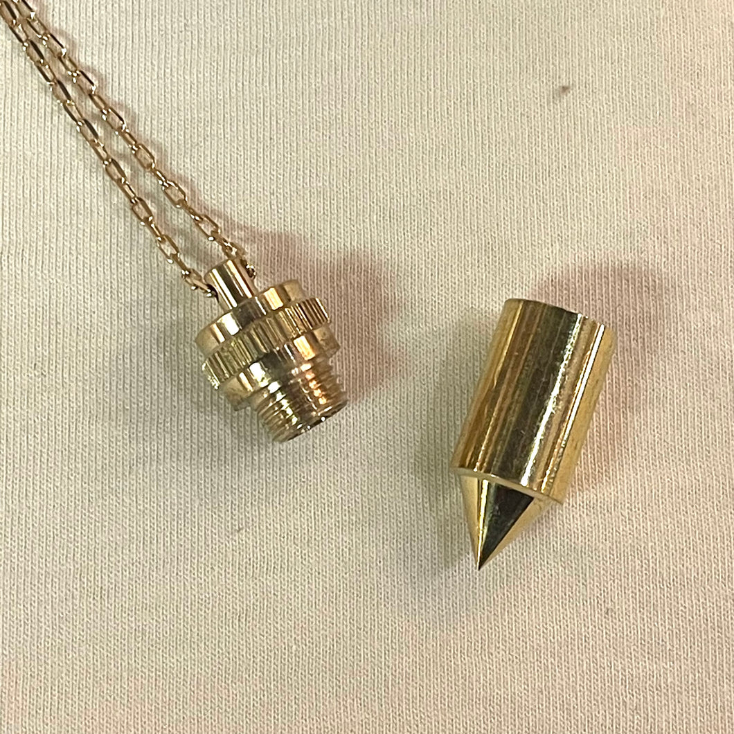 Pointy Secret Container Necklace