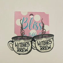 Load image into Gallery viewer, Pastel Pink and White Coven Vibes Statement Earrings- More Styles Available!
