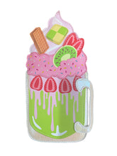 Load image into Gallery viewer, Matcha Strawberry Kiwi Milkshake Mug Purse
