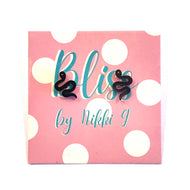 Dainty Slithering Snake Stud Earrings