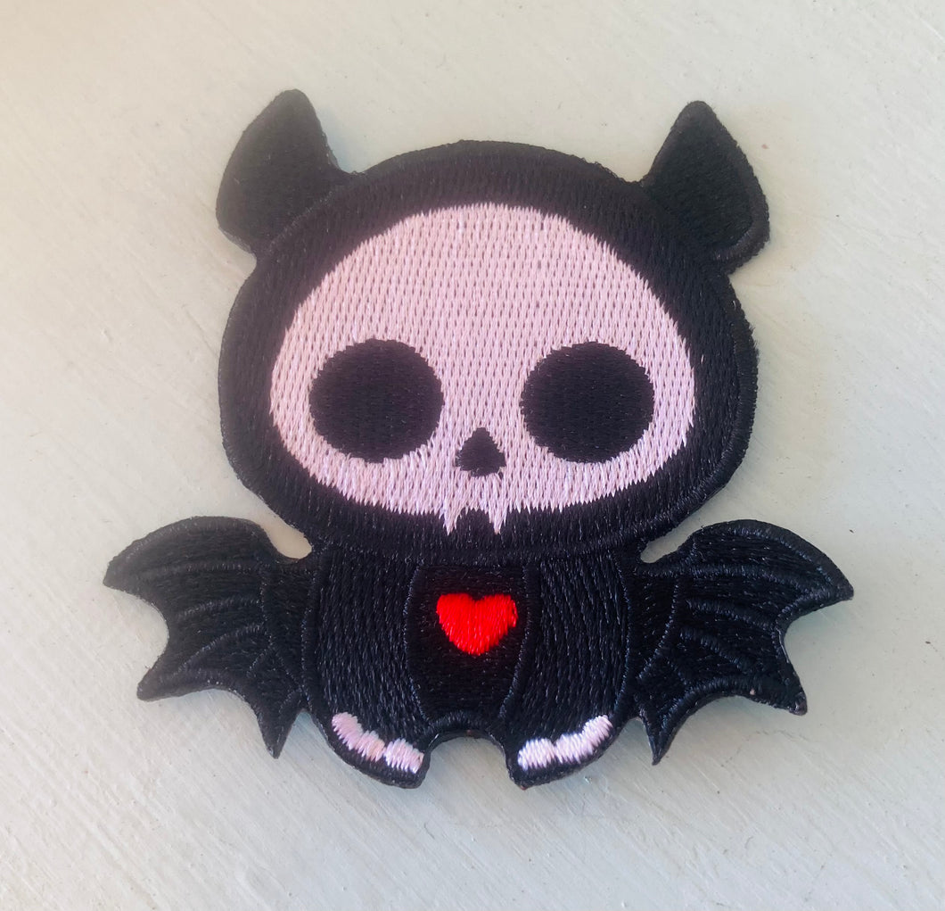 Bat Skull Friend Patch
