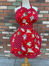 Load image into Gallery viewer, Red Puppy Love Sweetheart Apron
