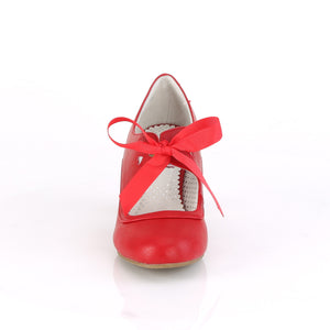 Red Wiggle Cuban Heel Shoes