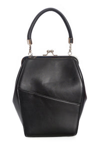 Spider Kellie Black Kisslock Handbag