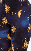 Load image into Gallery viewer, 90&#39;s Celestial Vibe Bell Bottom Leggings
