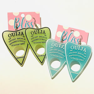 Ouija Planchette Acrylic Statement Earrings- More Styles Available!