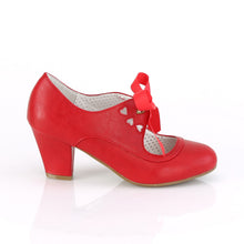 Load image into Gallery viewer, Red Wiggle Cuban Heel Shoes
